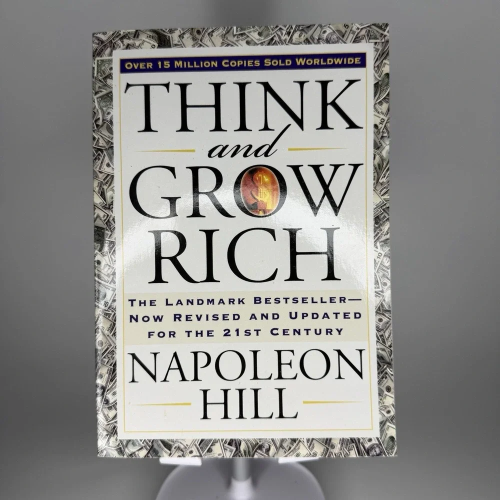 Think and Grow Rich Napoleon Hill Revised Updated 21st Century Paperback Book
